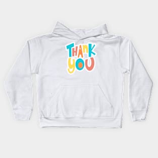 Colorful Thank You Kids Hoodie